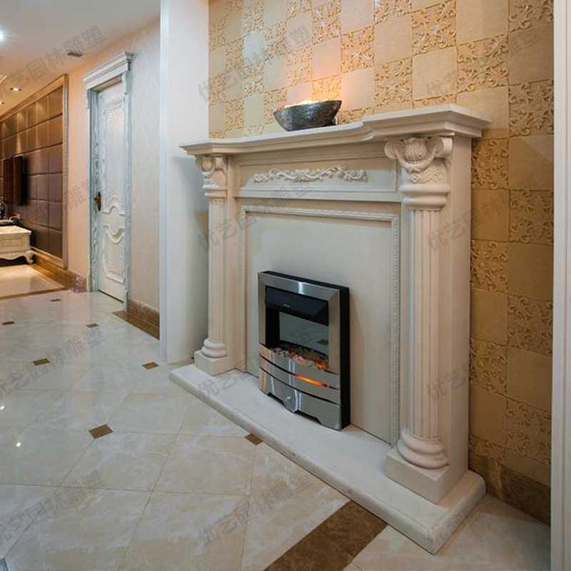 大理石壁爐，歐式壁爐