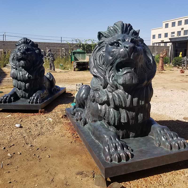 匯豐銅獅子,銅匯豐獅子,銅雕塑廠家,銅獅子廠家